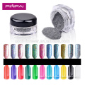 New jar packing mIx colorful chrome nail glitter powder